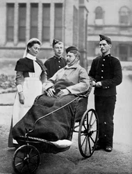 The convalescent, Herbert Hospital, Woolwich, London, 1896