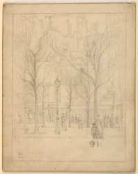 View of a Paris Street
