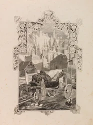 Frontispiece to novelette Tarantas The Tarantass by Vladimir Sollogub, 1845
