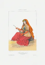 Woman of Shamakhy (From: Scenes, paysages, meurs et costumes du Caucase)