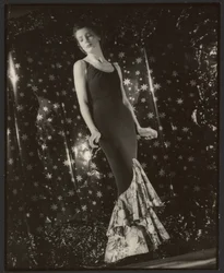 Portrait of an Unidentified Female Fashion Model