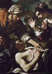 Herminie Discovers Tancrede (detail)