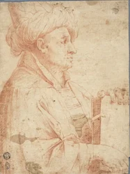 Bust of Turbanned Man with a Book