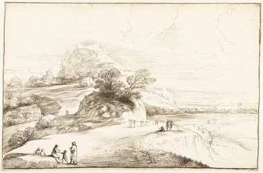 Mountain Landscape with a Distant Vista