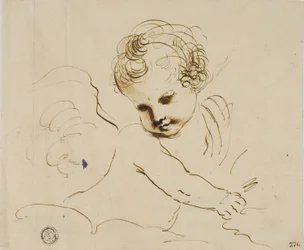 Putto in the Clouds