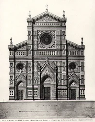 Design for the facade of Santa Maria del Fiore or Duomo in Florence