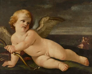 Cupid with His Bow