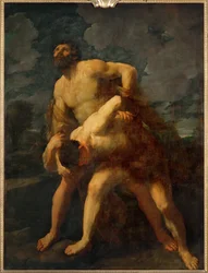Hercules Wrestles with the River God Achelaos