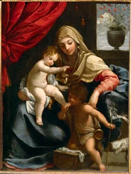 The Virgin, Baby Jesus and Saint John the Baptist