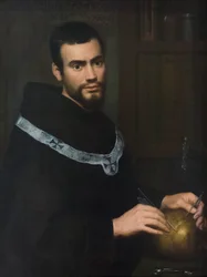 Portrait of a young monk