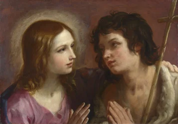 Christ Embracing Saint John the Baptist, c. 1640