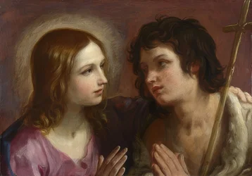 Christ Embracing Saint John the Baptist