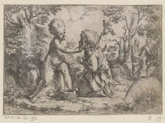 The Christ Child and the Young John the Baptist