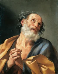 Portrait of Saint Peter Crying