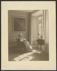Interior with Seated Woman in Costume