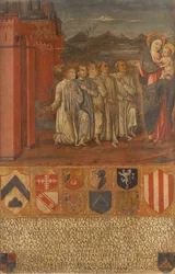 The Chamberlain and His Assistants Before the Virgin