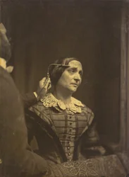Attention, Attentive Gaze (Left); Painful Attention (Right), 1854-1856, Printed 1862