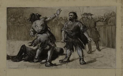 Han of Iceland in Court, ca. 1889