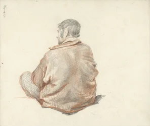 Seated Man, Seen from the Back