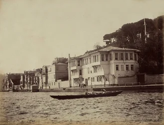 Buildings along the Bay of Tarabya, on the Marmara Sea, Turkey