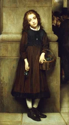 Flower Girl outside the Opera