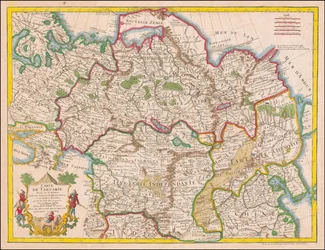 1766 Map - Map of Tartary Based on Relations