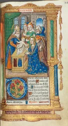 Printed Book of Hours (Use of Rome): Presentation in the Temple