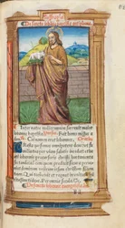 Printed Book of Hours (Use of Rome): fol. 98r, St. John the Baptist