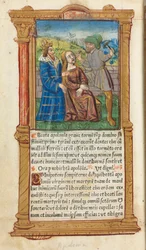 Printed Book of Hours Use of Rome: fol. 111v, St. Apollonia
