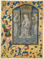 Leaf from a Book of Hours: Presentation in the Temple