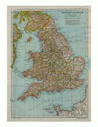 Map of England and Wales