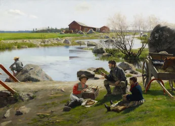 A Rest on the Way to the Fair