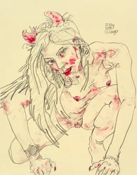 Female Nude, in the Shadow of Your Wings