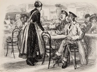 WWI Cartoon, Probably for Punch, 1916