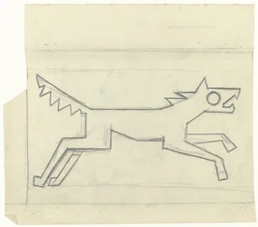 Dog Running to the Right