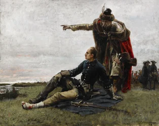 Charles XII of Sweden and Ivan Mazepa after the Battle of Poltava, 1879