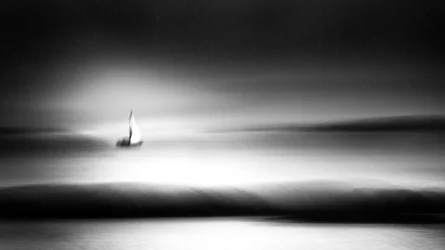 Dreamy Sailboat Sea