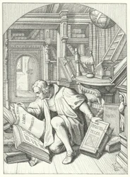 Martin Luther discovers a Latin Bible in the library at Erfurt University