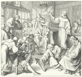 The Leipzig debate, Andreas Karlstadt, Johann Eck and Martin Luther, 1519