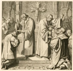 The Communion, Luther Gives to the Elector Johann Friedrich