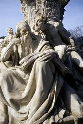 Monument to Goethe in the park surrounding the Villa Borghese (detail)