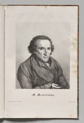 Portrait of Moses Mendelssohn