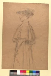 Lady with Hat and Coat