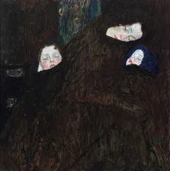 Mother with two children Family