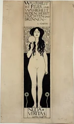 Nuda Veritas, Study for a Later Oil Painting