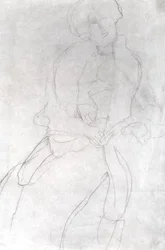 Seated Woman with Boa (Adele Bloch-Bauer)