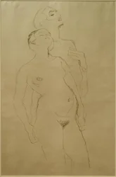 Standing Lovers (Study for Adam and Eve)