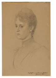 Study for a portrait (Mrs. Heymann?), c.1892