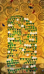 The Stoclet Frieze, Detail: Tree of Life, 1905-1909