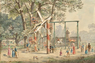 Reel and Swing in the Wurstelprater in Vienna